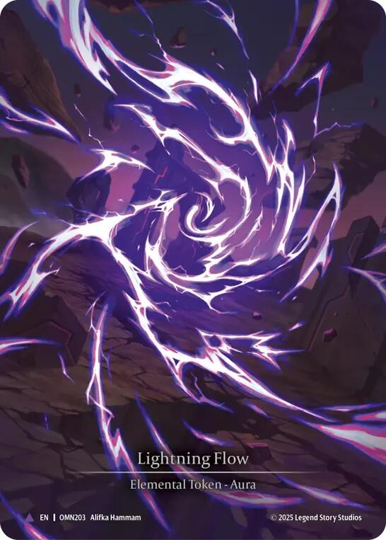 Lightning Flow (A) [OMN203] (Omens of the Third Age)  Cold Foil | Total Play