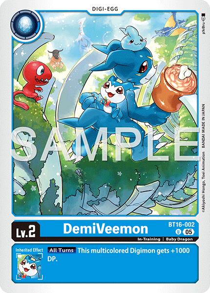 DemiVeemon [BT16-002] (Reprint) [Advanced Booster Digimon Generation] | Total Play