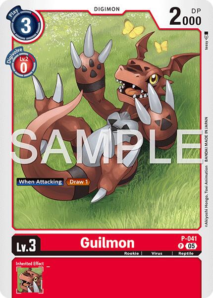 Guilmon [P-041] (Reprint) [Advanced Booster Digimon Generation] | Total Play