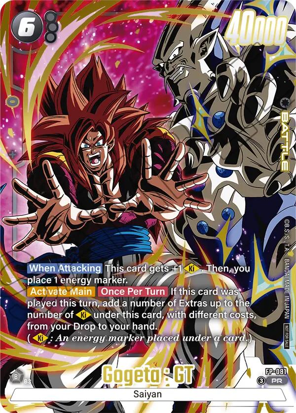 Gogeta : GT (2nd Anniversary Pack) [Fusion World Promotion Cards] | Total Play