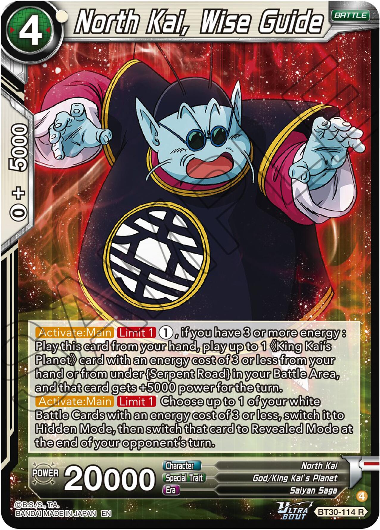 North Kai, Wise Guide (BT30-114) [Three Glorious Fighters] | Total Play
