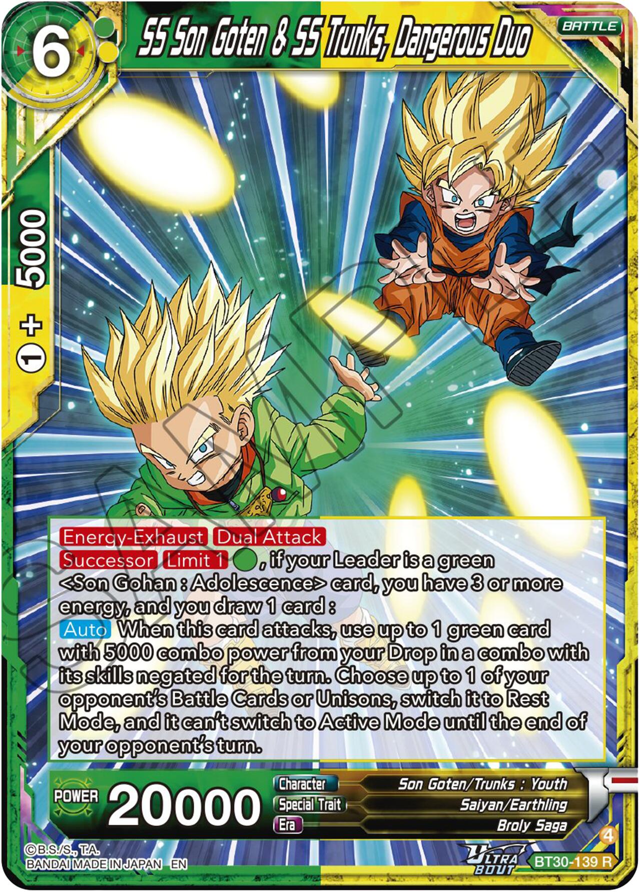 SS Son Goten & SS Trunks, Drangerous Duo (BT30-139) [Three Glorious Fighters] | Total Play