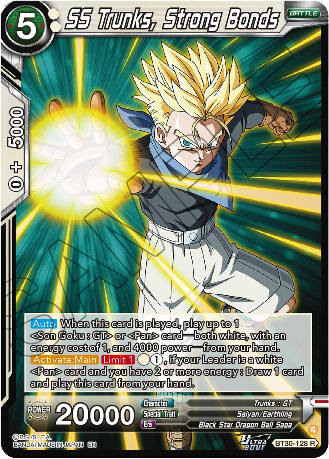 SS Trunks, Strong Bonds (BT30-128) [Three Glorious Fighters] | Total Play