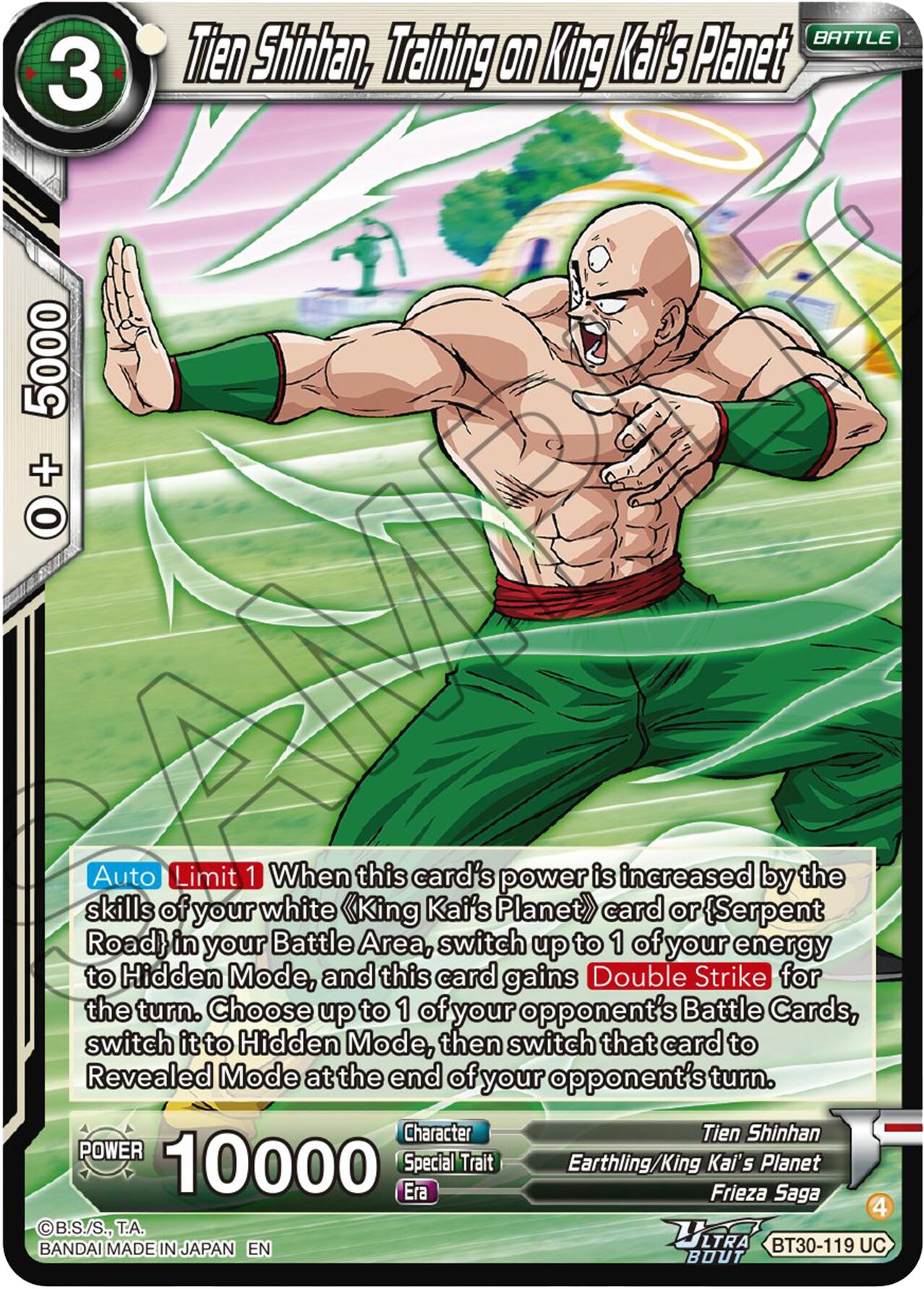 Tien Shinhan, Training on King Kai's Planet (BT30-119) [Three Glorious Fighters] | Total Play