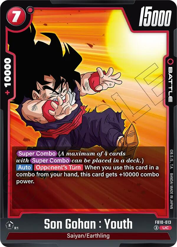 Son Gohan : Youth (FB10-013) [Cross Force] | Total Play
