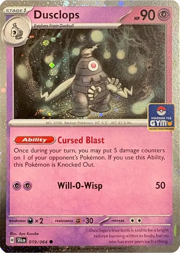 Dusclops (019/064) (Southeast Asia Exclusive) [League & Championship Cards] | Total Play