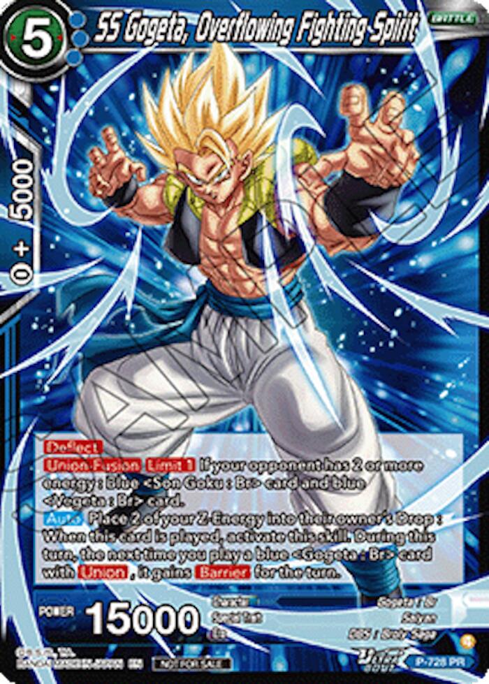 SS Gogeta, Overflowing Fighting Spirit (Ultra-Bout Series Tournament Pack Vol.2) (P-728) [Tournament Promotion Cards] | Total Play