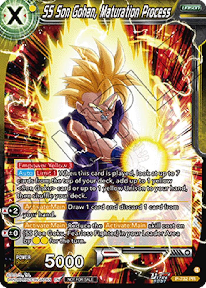 SS Son Gohan, Maturation Process (Ultra-Bout Series Tournament Pack Vol.2) (P-732) [Tournament Promotion Cards] | Total Play