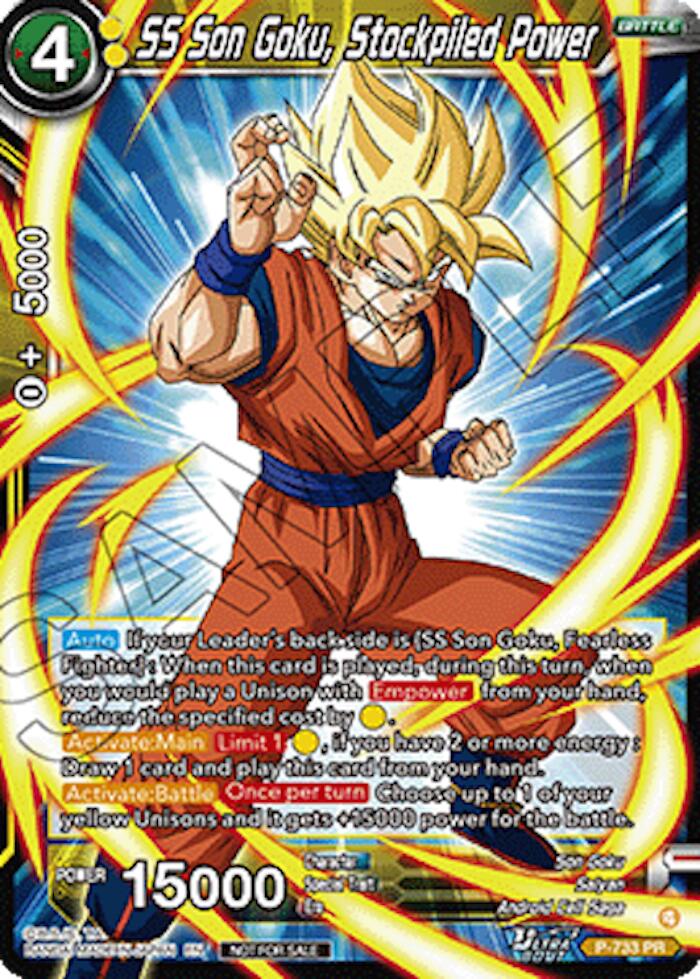 SS Son Goku, Stockpiled Power (Ultra-Bout Series Tournament Pack Vol.2) (P-733) [Tournament Promotion Cards] | Total Play