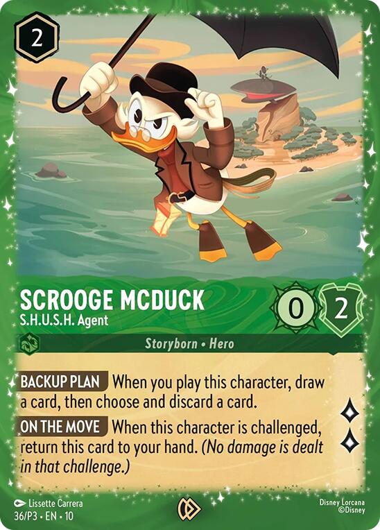 Scrooge McDuck - S.H.U.S.H. Agent (36) [Promo Cards] | Total Play