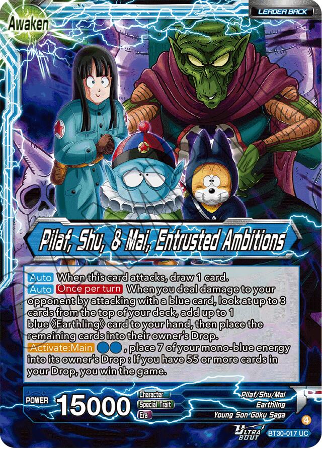 Pilaf, Shu, & Mai // Pilaf, Shu, & Mai, Entrusted Ambitions (BT30-017) [Three Glorious Fighters] | Total Play