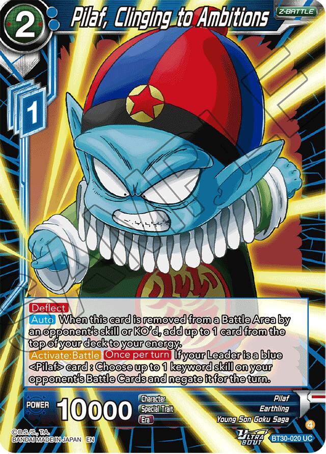 Pilaf, Clinging to Ambitions (BT30-020) [Three Glorious Fighters] | Total Play