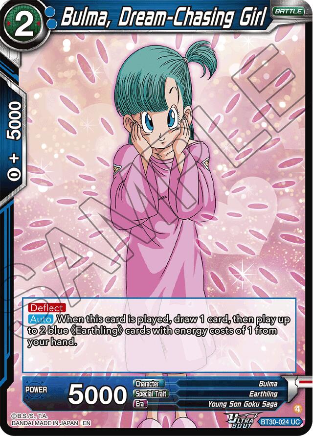 Bulma, Dream-Chasing Girl (BT30-024) [Three Glorious Fighters] | Total Play