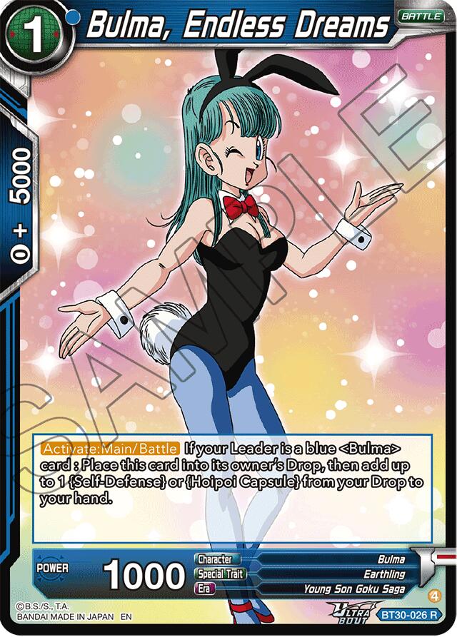 Bulma, Endless Dreams (BT30-026) [Three Glorious Fighters] | Total Play