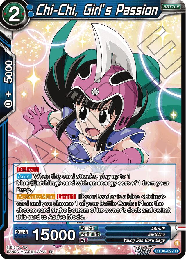 Chi-Chi, Girl's Passion (BT30-027) [Three Glorious Fighters] | Total Play