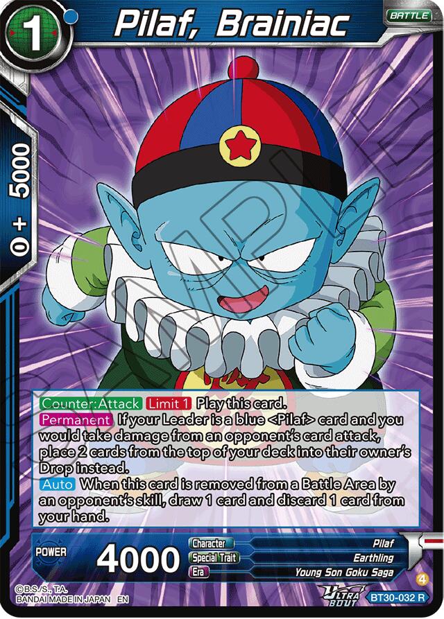 Pilaf, Brainiac (BT30-032) [Three Glorious Fighters] | Total Play