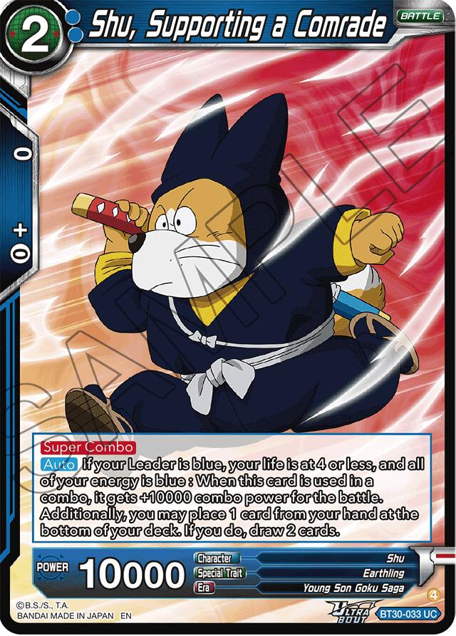 Shu, Supporting a Comrade (BT30-033) [Three Glorious Fighters] | Total Play