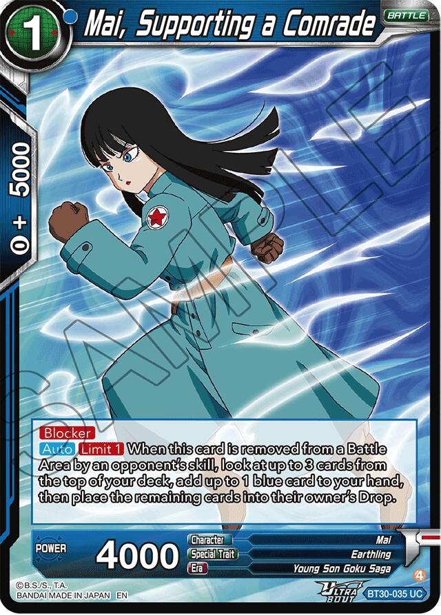 Mai, Supporting a Comrade (BT30-035) [Three Glorious Fighters] | Total Play