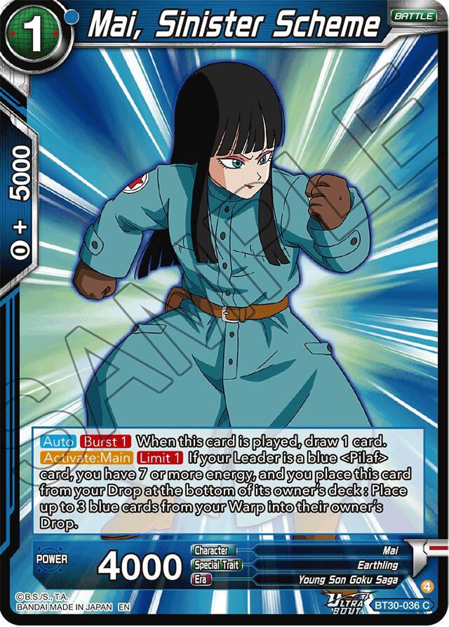 Mai, Sinister Scheme (BT30-036) [Three Glorious Fighters] | Total Play
