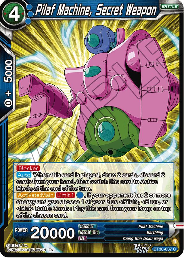 Pilaf Machine, Secret Weapon (BT30-037) [Three Glorious Fighters] | Total Play