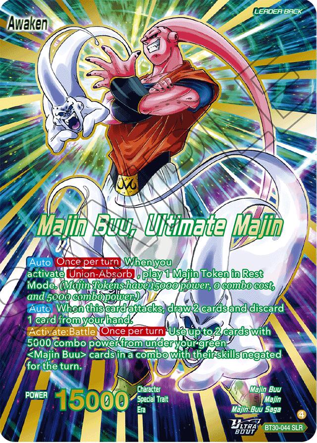 Majin Buu // Majin Buu, Ultimate Majin (SLR) (BT30-044) [Three Glorious Fighters] | Total Play