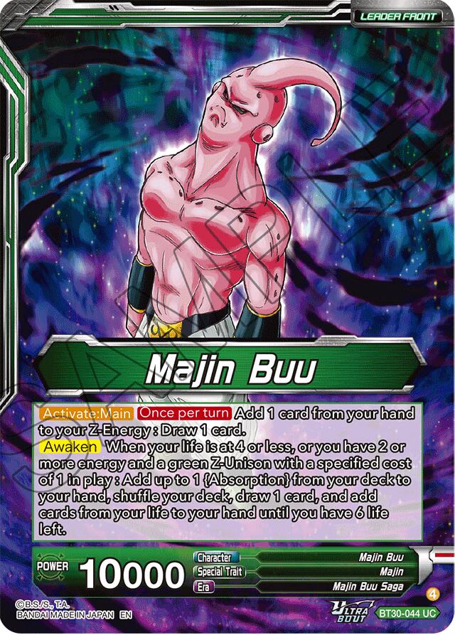 Majin Buu // Majin Buu, Ultimate Majin (SLR) (BT30-044) [Three Glorious Fighters] | Total Play