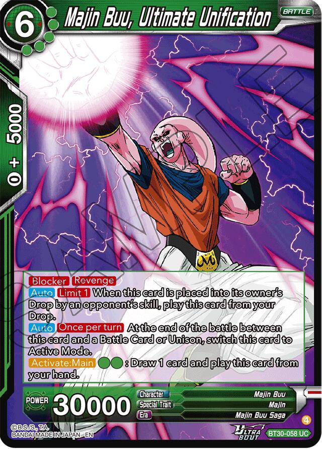 Majin Buu, Ultimate Unification (BT30-058) [Three Glorious Fighters] | Total Play