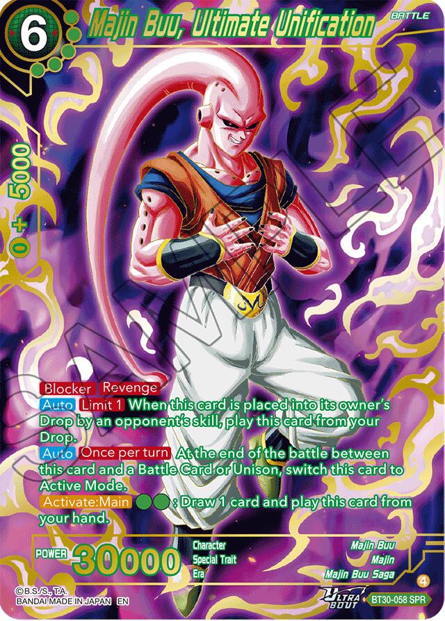 Majin Buu, Ultimate Unification (SPR) (BT30-058) [Three Glorious Fighters] | Total Play