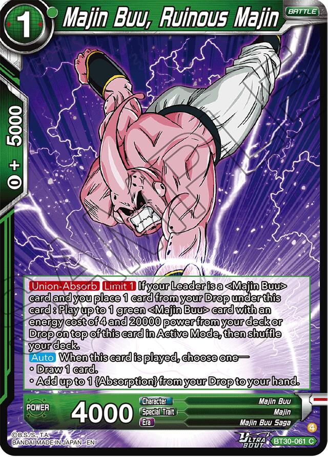 Majin Buu, Ruinous Majin (BT30-061) [Three Glorious Fighters] | Total Play