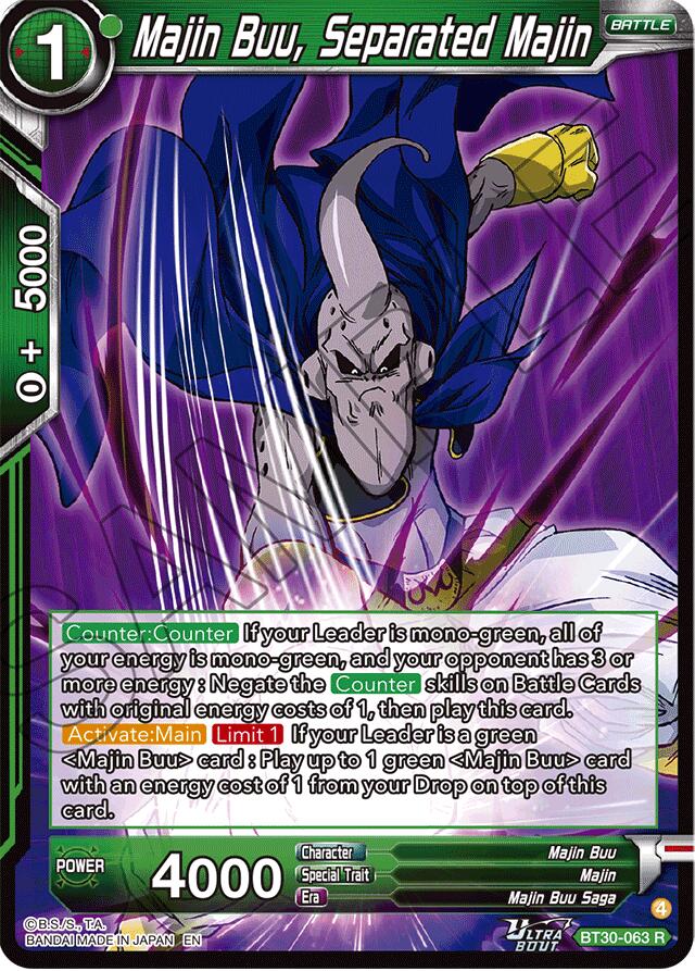 Majin Buu, Separated Majin (BT30-063) [Three Glorious Fighters] | Total Play