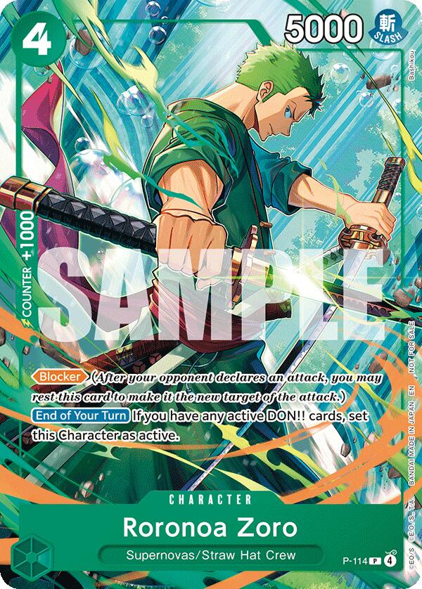 Roronoa Zoro (P-114) [One Piece Promotion Cards] | Total Play
