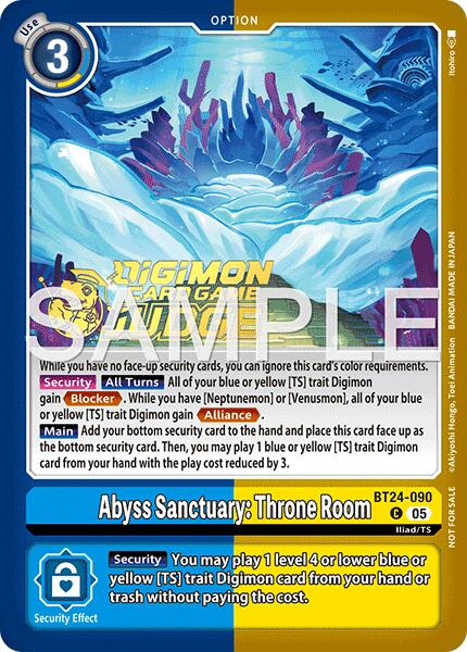 Abyss Sanctuary: Throne Room [BT24-090] (Judge Pack 9) [Time Stranger] | Total Play