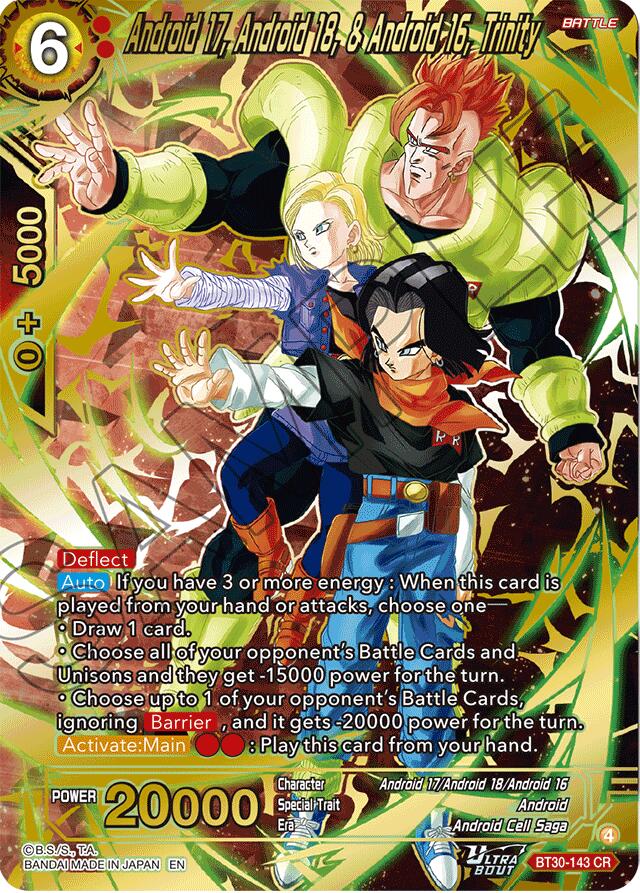 Android 17, Android 18, & Android 16, Trinity (BT30-143) [Three Glorious Fighters] | Total Play