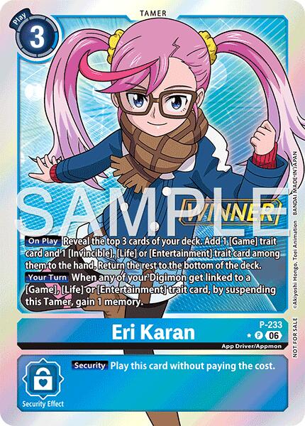 Eri Karan [P-233] (Store Tournament 2026 Vol. 2 Winner Pack) [Promotional Cards] | Total Play