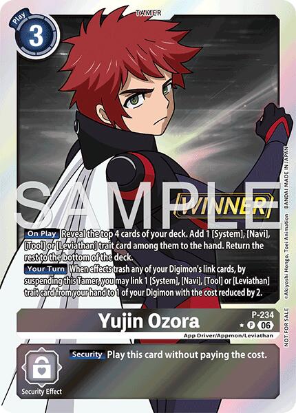 Yujin Ozora [P-234] (Store Tournament 2026 Vol. 2 Winner Pack) [Promotional Cards] | Total Play