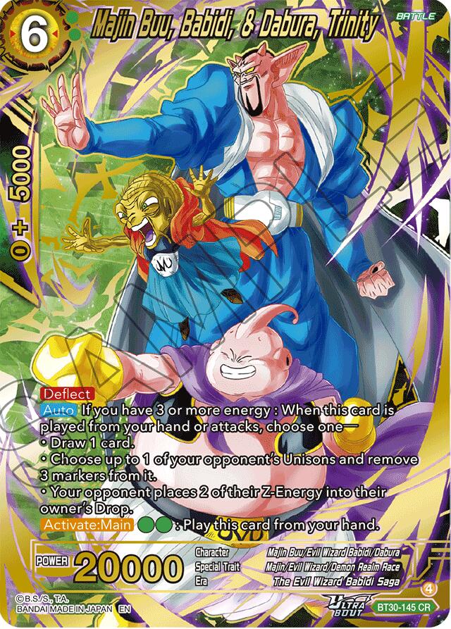 Majin Buu, Babidi, & Dabura, Trinity (BT30-145) [Three Glorious Fighters] | Total Play