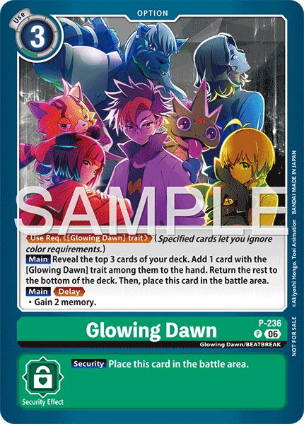 Glowing Dawn [P-236] (Store Tournament 2026 Vol. 2 Participation Pack) [Promotional Cards] | Total Play