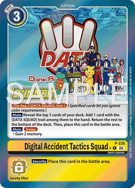 Digital Accident Tactics Squad [P-235] (Store Tournament 2026 Vol. 2 Winner Pack) [Promotional Cards] | Total Play