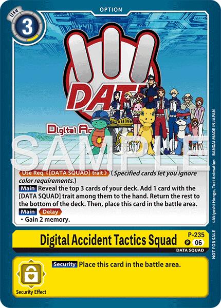 Digital Accident Tactics Squad [P-235] (Store Tournament 2026 Vol. 2 Participation Pack) [Promotional Cards] | Total Play