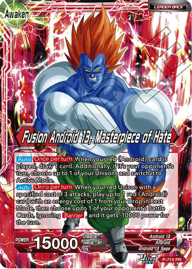 Android 13 // Fusion Android 13, Masterpiece of Hate (P-715) [Promotion Cards] | Total Play