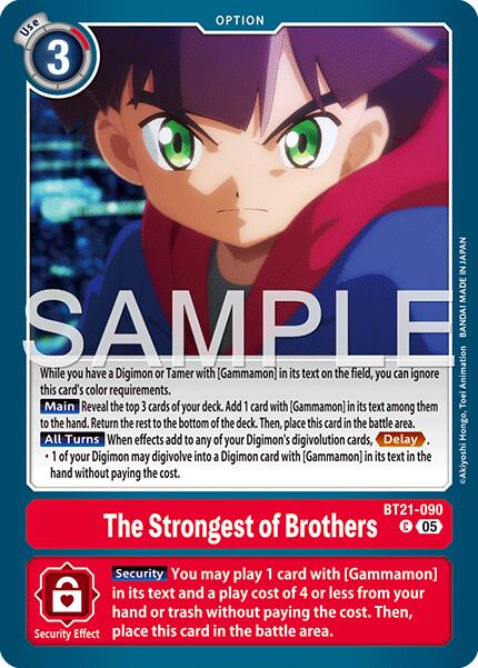 The Strongest of Brothers [BT21-090] (Reprint) [Advanced Booster Digimon Generation] | Total Play