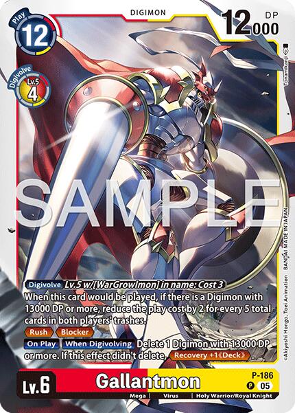 Gallantmon [P-186] (Reprint) [Advanced Booster Digimon Generation] | Total Play