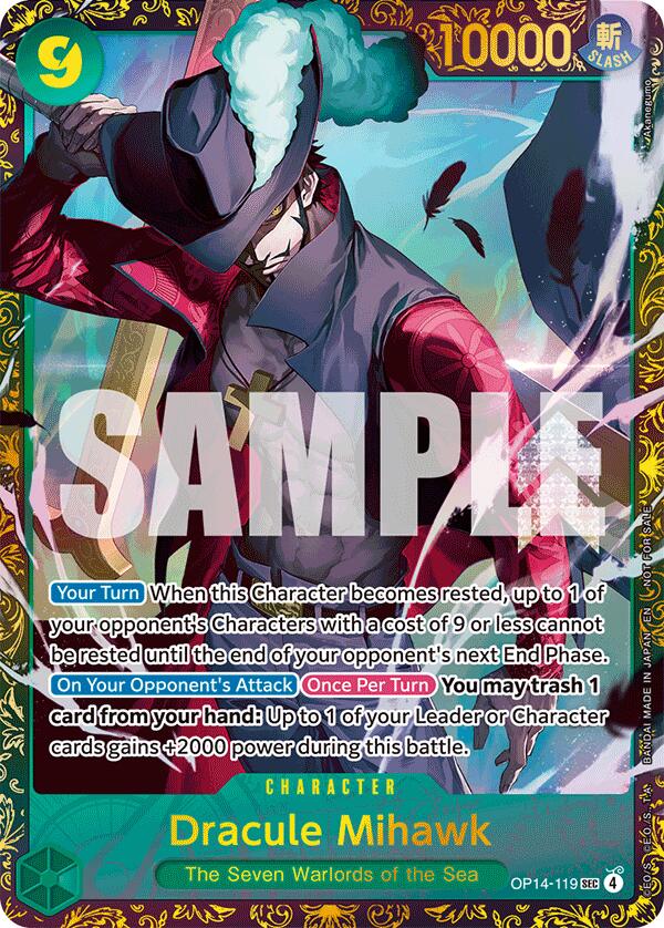 Dracule Mihawk - (CS 26-27 Regionals Season 1) [One Piece Promotion Cards] | Total Play
