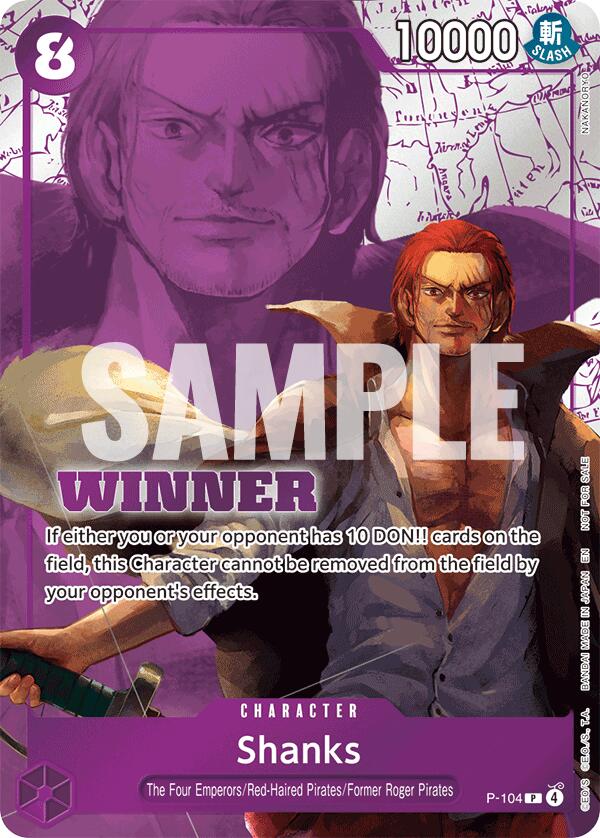 Shanks (Winner Pack 2026 Vol. 2) [One Piece Promotion Cards] | Total Play