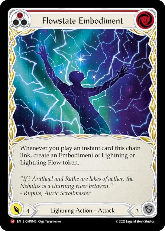 Flowstate Embodiment (Red) [OMN146] (Omens of the Third Age) | Total Play