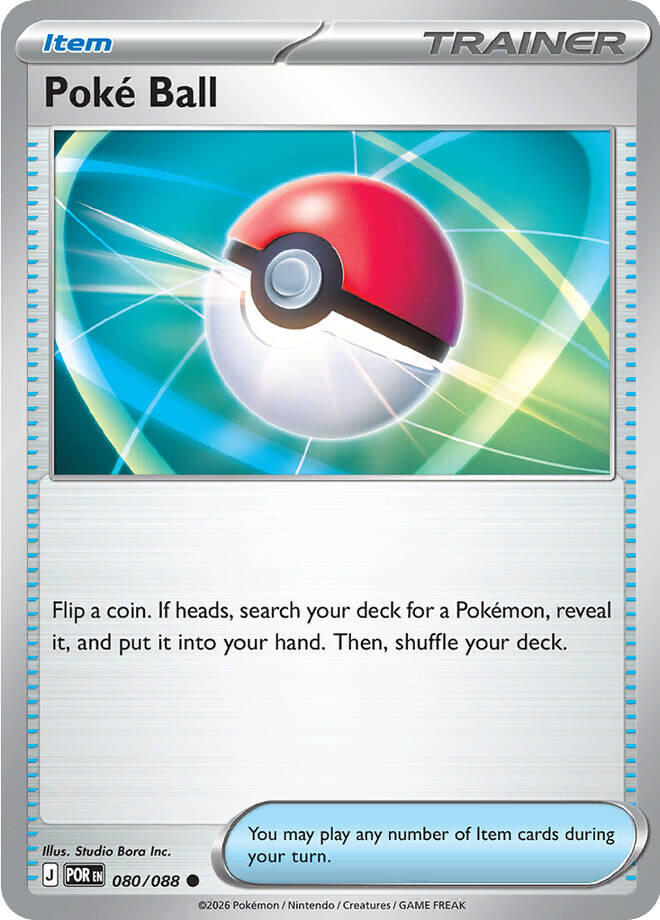 Poke Ball (080/088) [Mega Evolution: Perfect Order] | Total Play