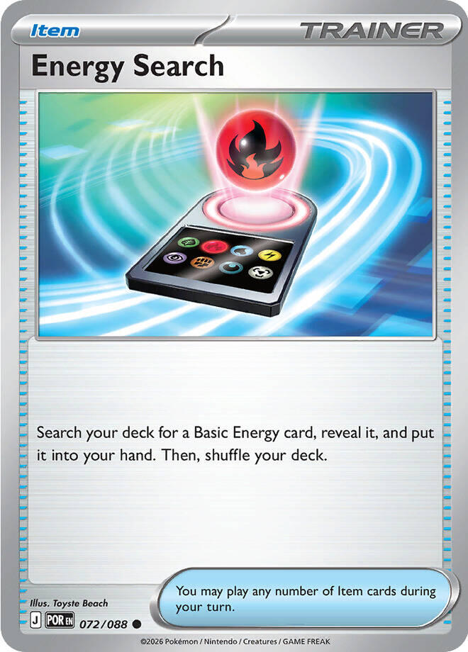 Energy Search (072/088) [Mega Evolution: Perfect Order] | Total Play