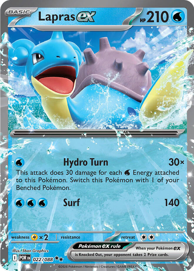 Lapras ex (022/088) [Mega Evolution: Perfect Order] | Total Play