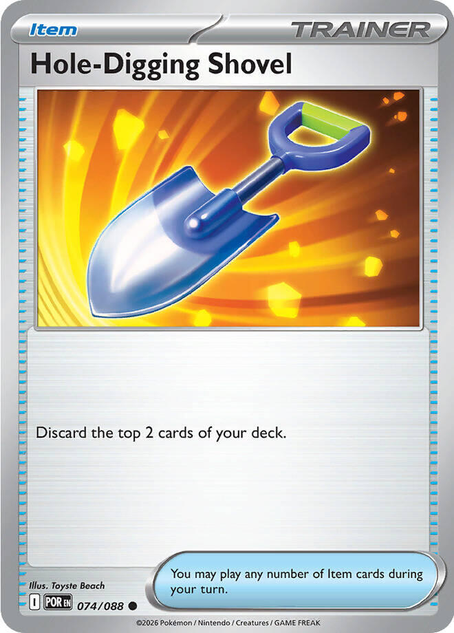 Hole-Digging Shovel (074/088) [Mega Evolution: Perfect Order] | Total Play