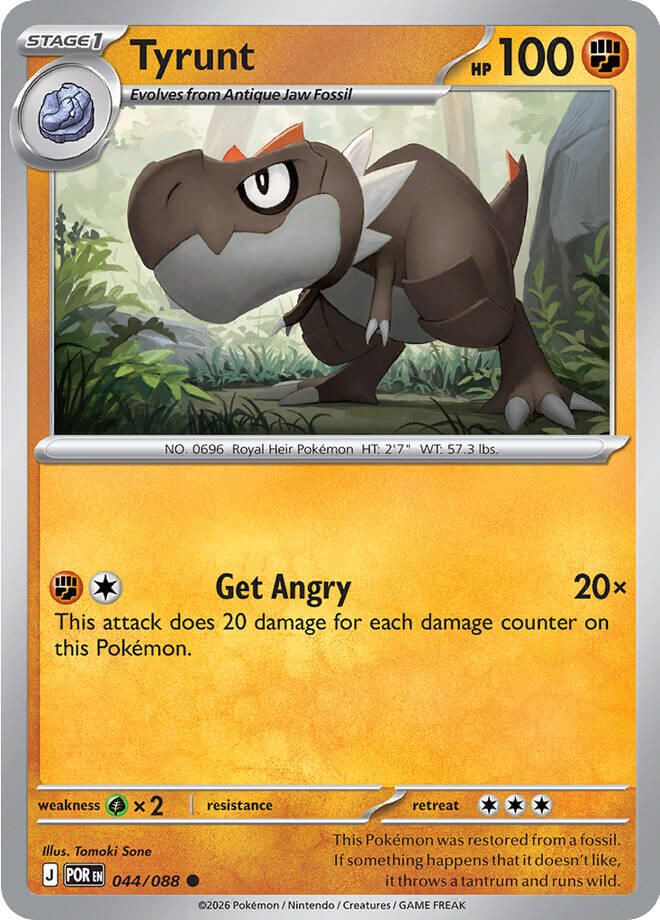 Tyrunt (044/088) [Mega Evolution: Perfect Order] | Total Play
